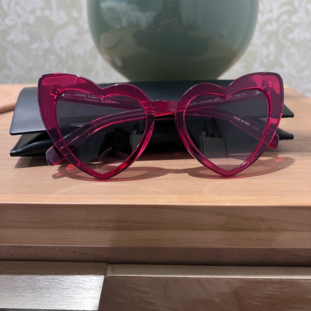 Saint Laurent Lou Lou Pink Sunglasses